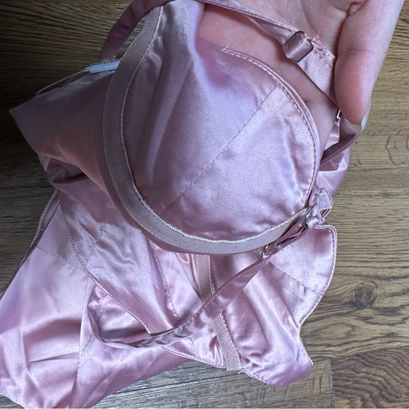 NWT Oh Polly Satin Mini Dress - Picture 6 of 6